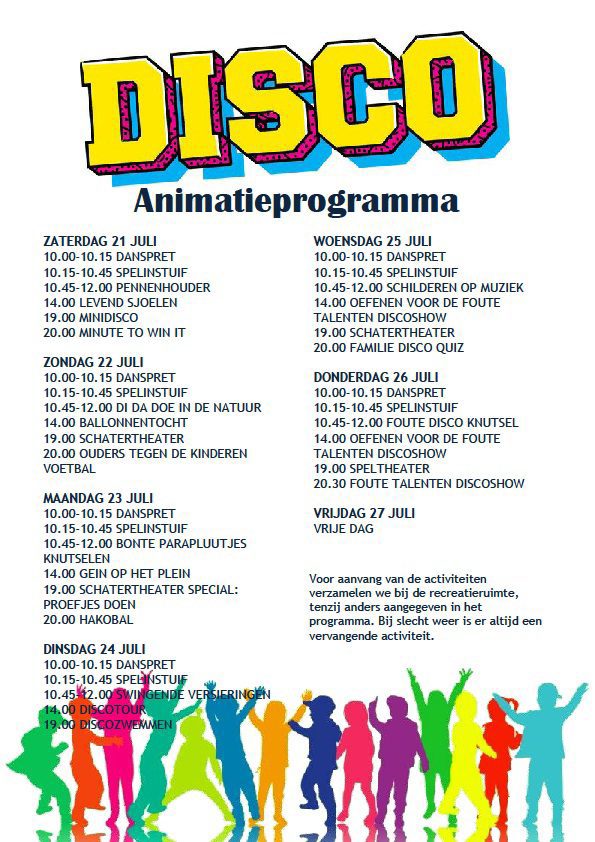 Zomer programma week 2